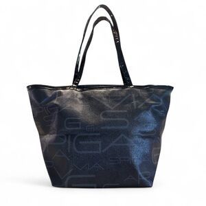 Via Spiga Black Logo Tote